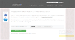 Desktop Screenshot of fichier-pps.fr